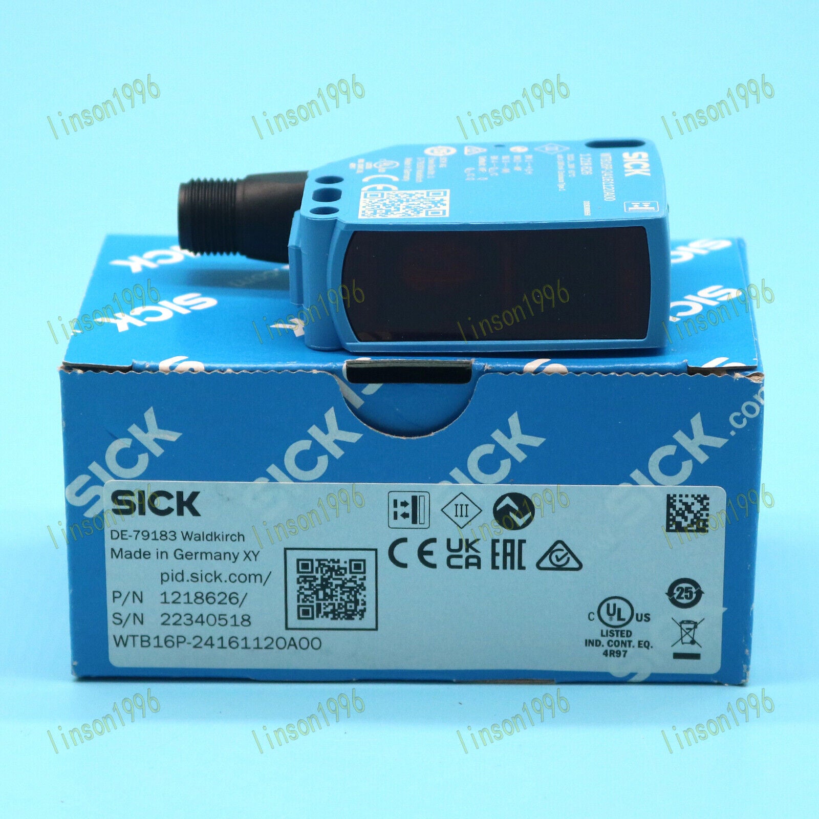 New Sick Photoelectric Sensor WTB16P-24161120A00 - SICK