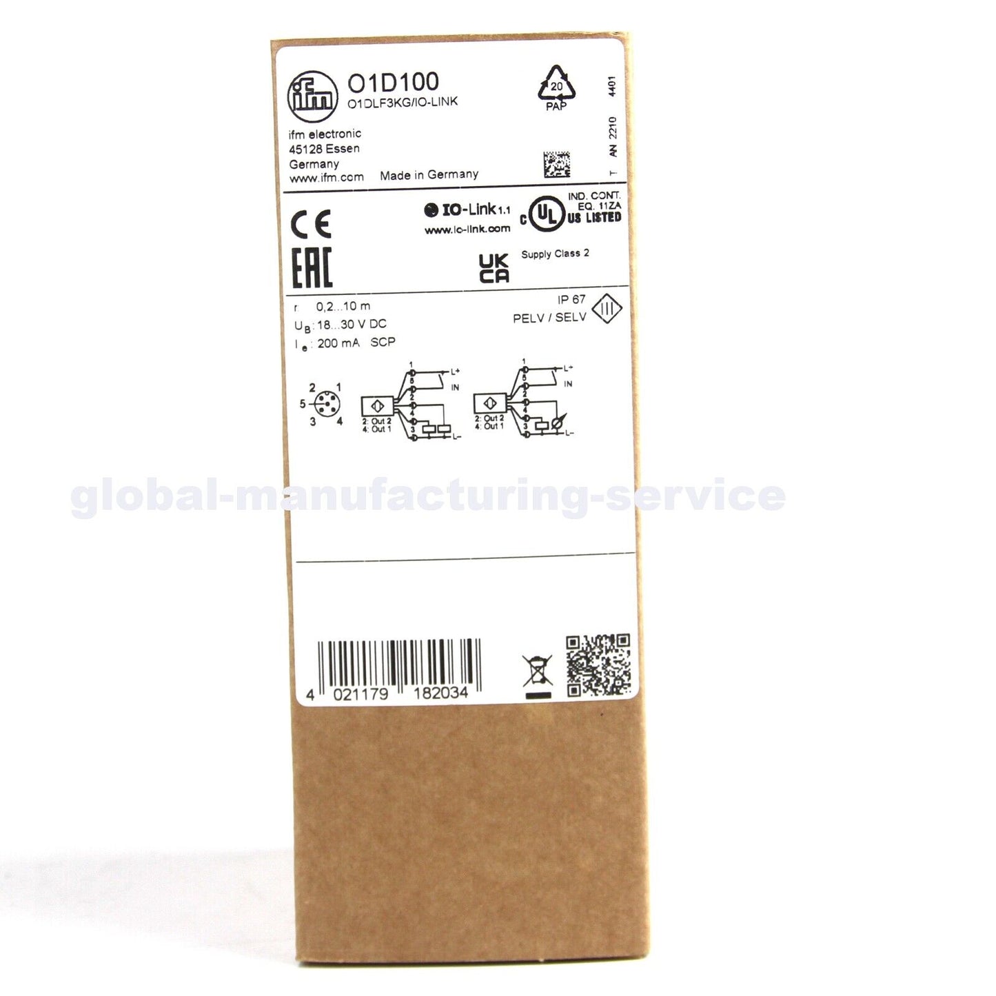 new IFM O1D100 O1DLF3KG Photoelectric Distance Sensor - IFM