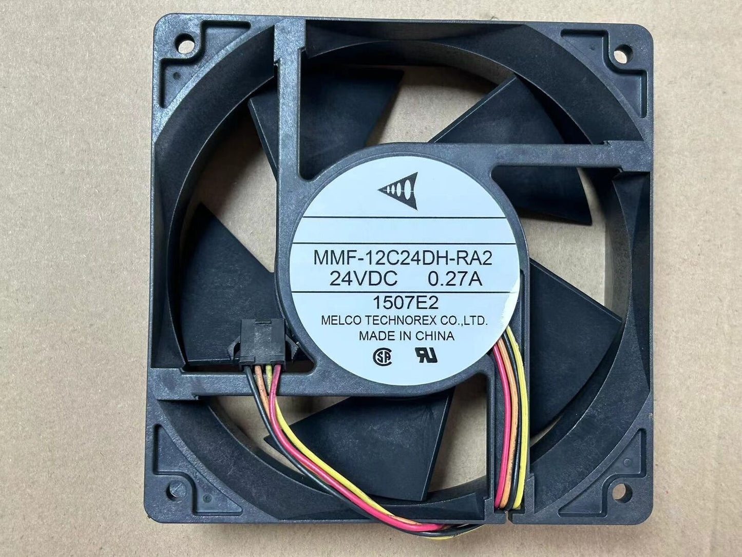 new Mitsubishi MMF-12C24DH-RA2 DC24V 0.27A 12CM 12038 3-pin double ball inverter