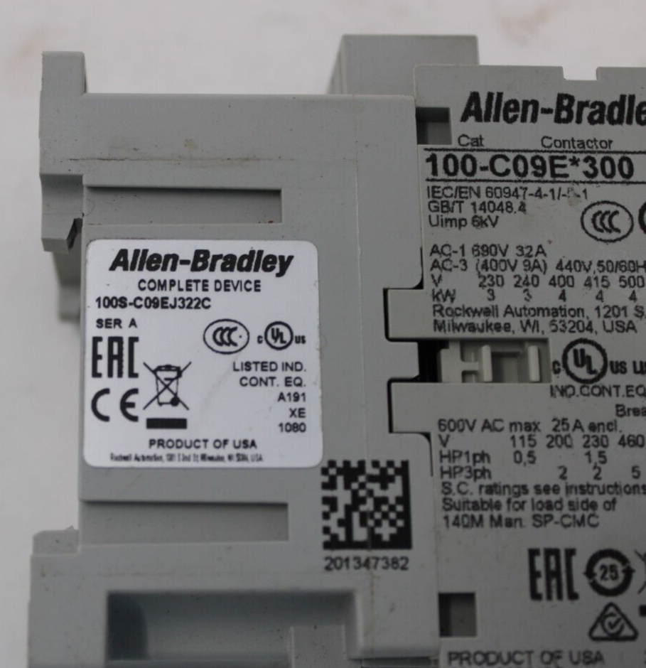 used Allen Bradley 100S-C09EJ322C Safety Contactor