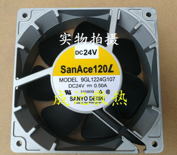 1pcs SANYO 9GL1224G10712038 24V 0.50A metal cooling fan