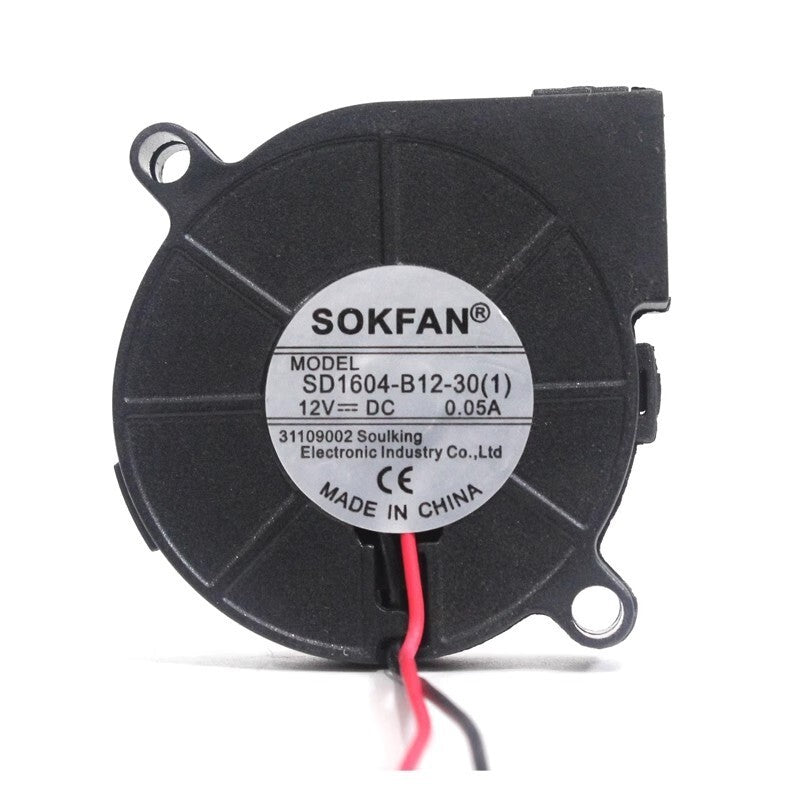 SOKFAN SD1604-B12-30(1) 5015 12V 0.05A 5cm Blower Cooling Fan