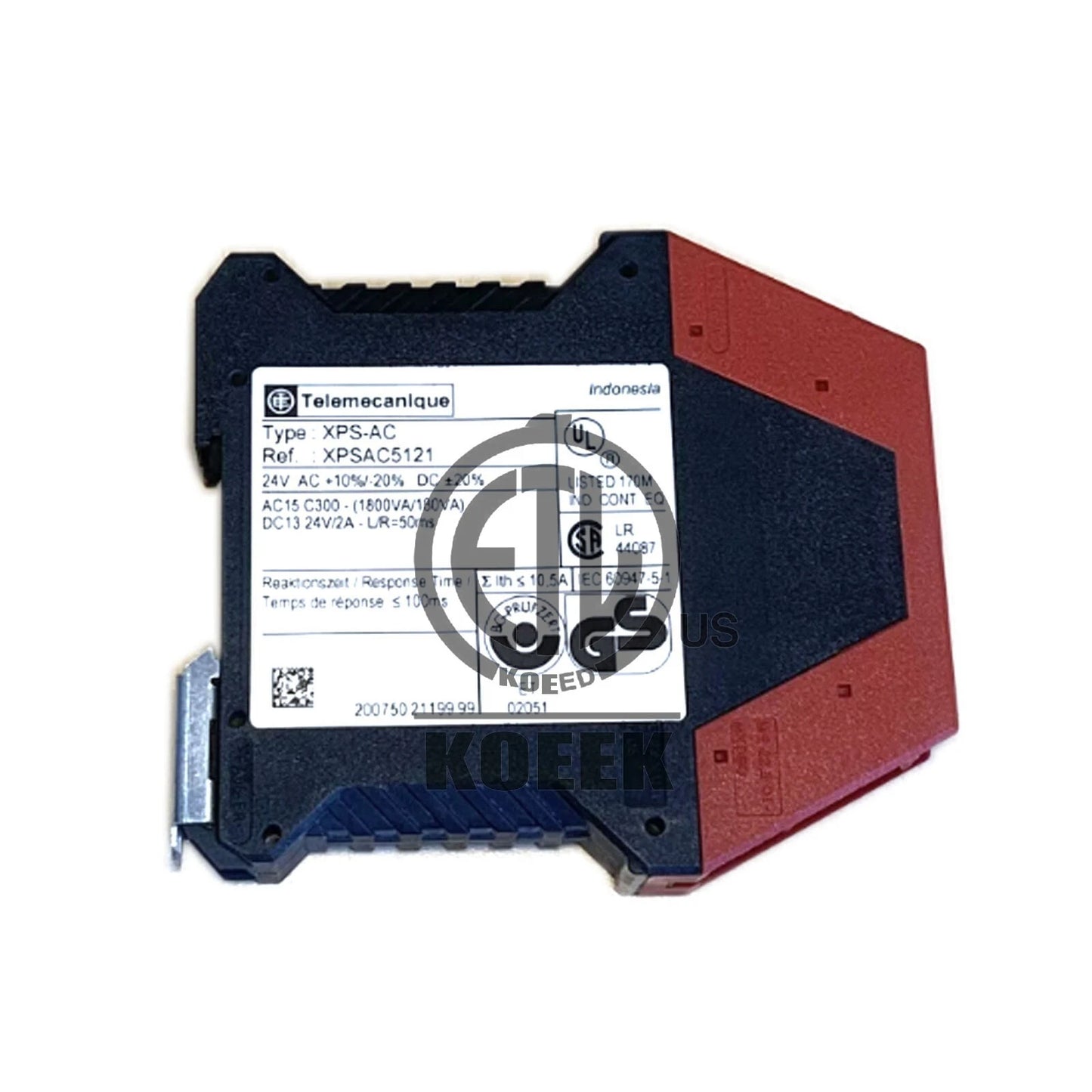 1PCS Schneider XPS-AC5121 24VAC/DC Safety Relay #ko