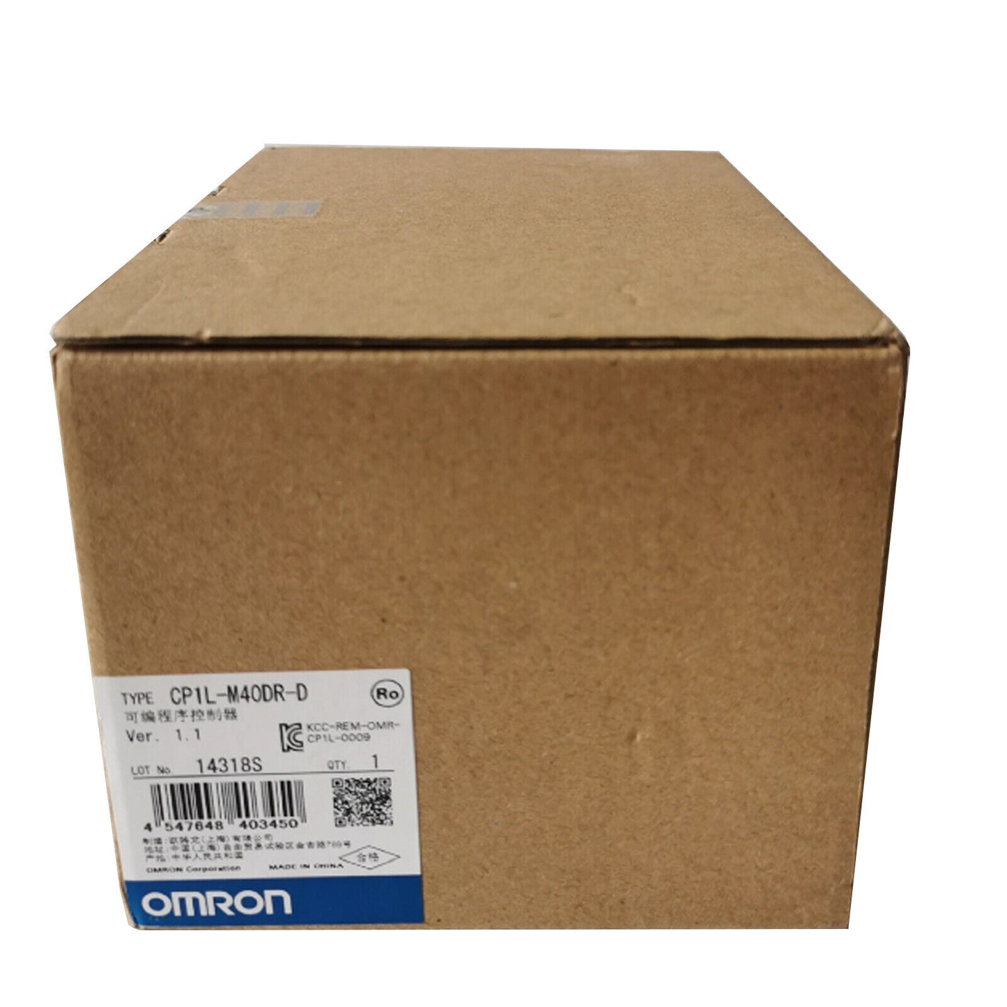 Omron CP1L-M40DR-D CP1LM40DRD Relay PLC CPU USB 10000Steps 40I/O SHIP - OMRON