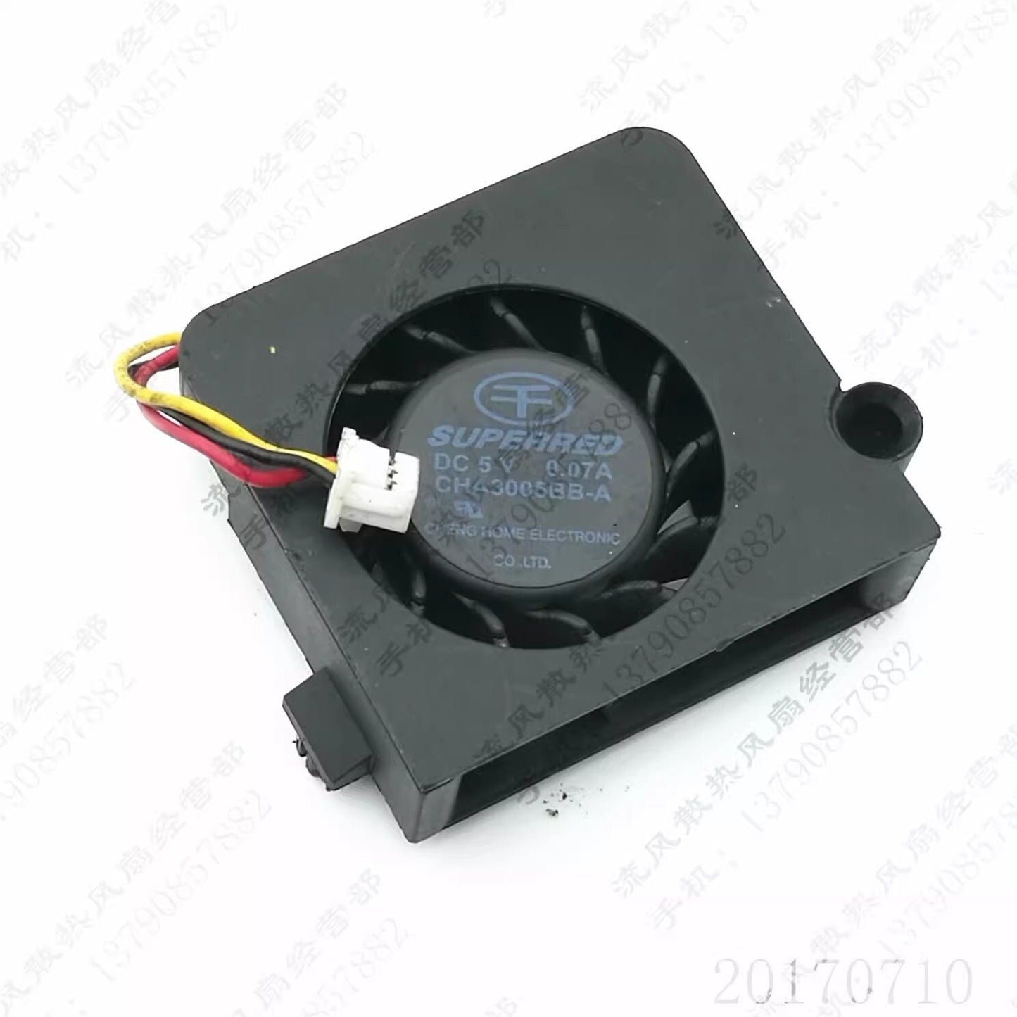 SUPERRED CHA3005BB-A 5V 0.07A 3-Wire Cooling Fan