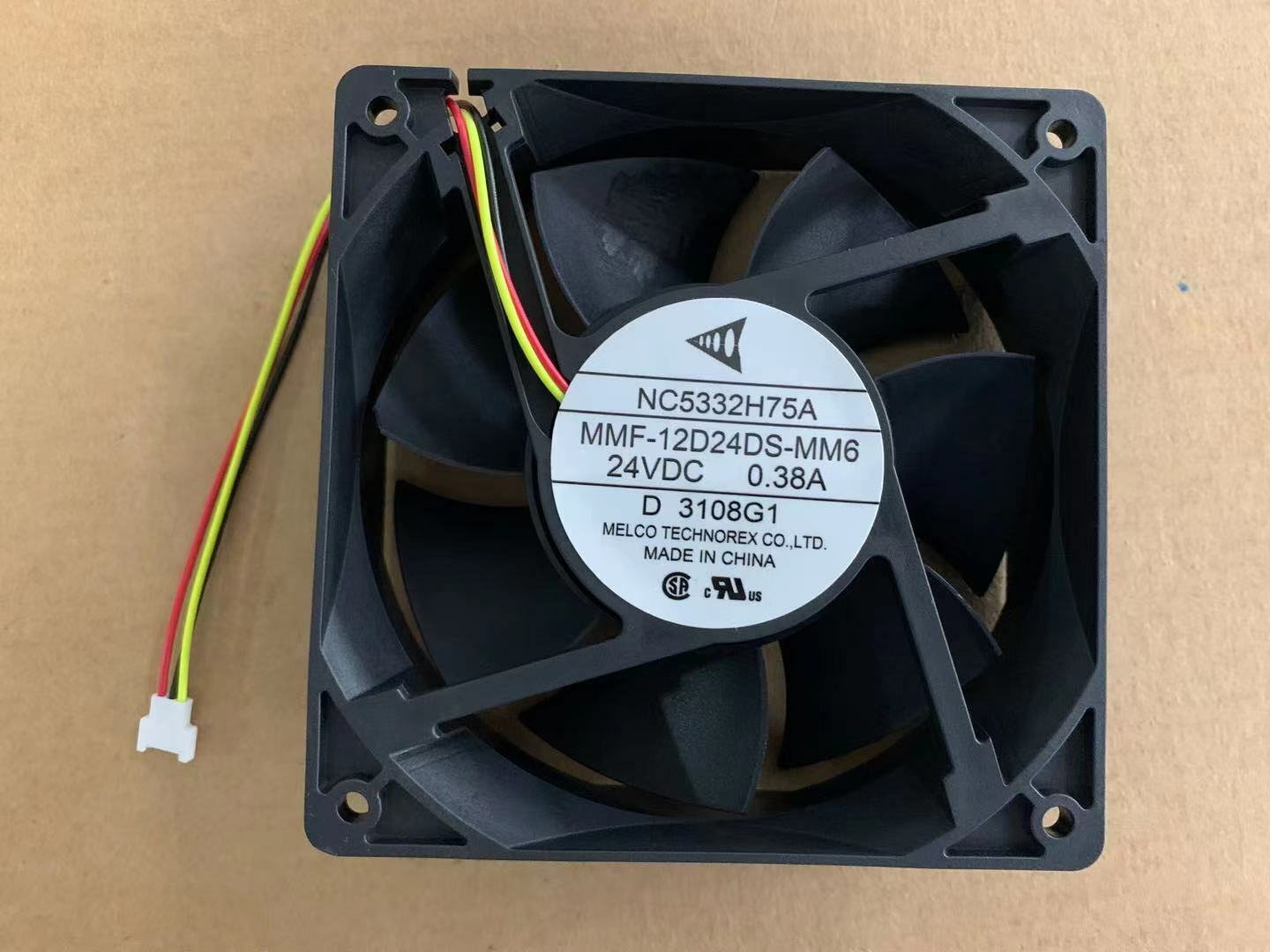 new 1pc MMF-12D24DS-MM6 NC5332H75A 24V 0.38A Mitsubishi inverter cooling fan 12038