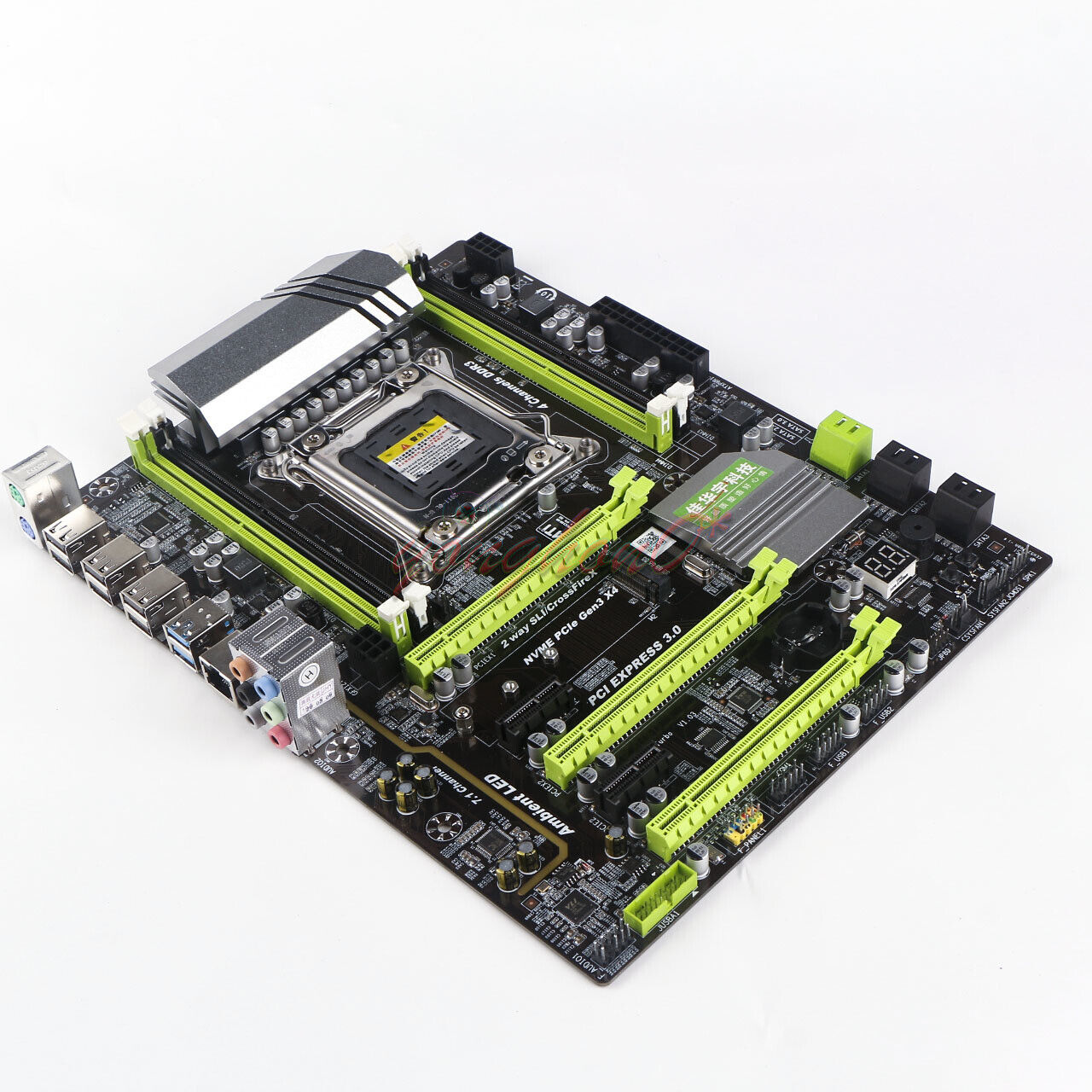 used X79 Turbo Moederbord LGA2011 ATX USB3.0 SATA3 NVME M.2 PCI-E SSD Support REG ECC - VENDOR NAME