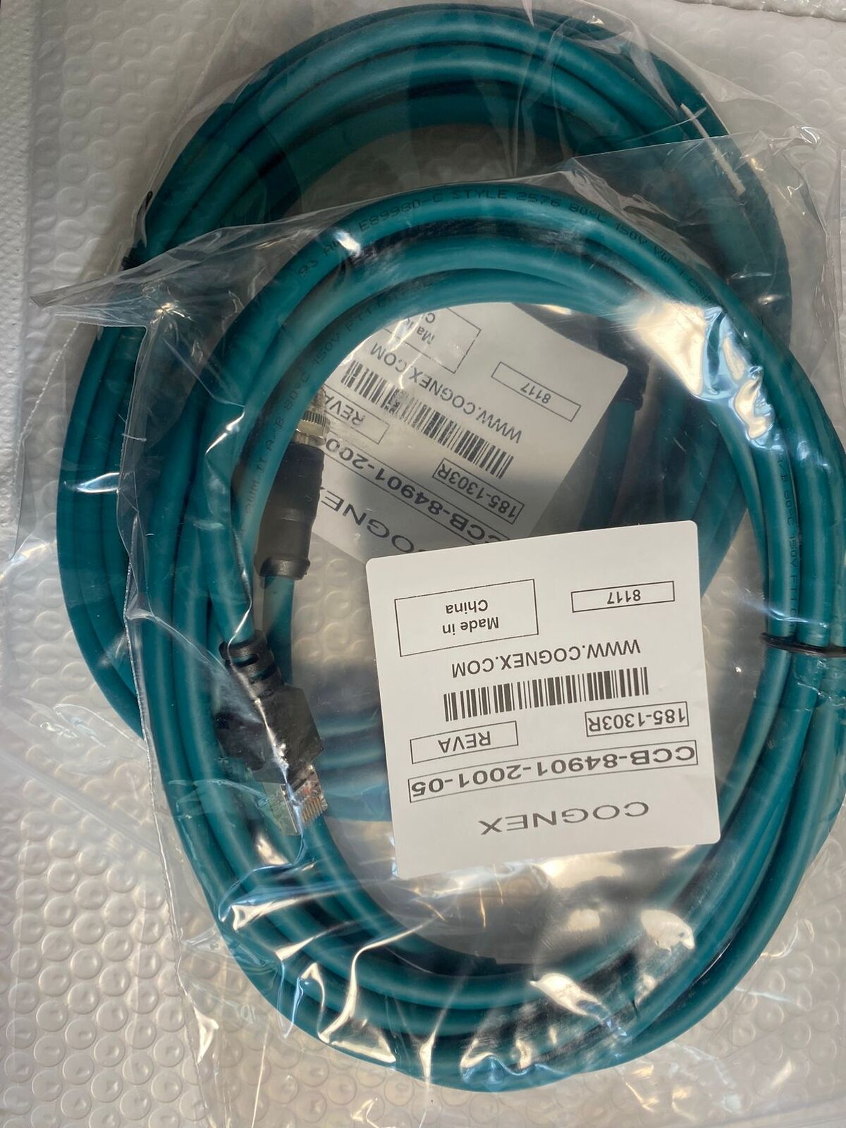 new 1pcs CCB-84901-2001-05 Cognex Code Reader Network Cable Power Cord 5M - COGNEX