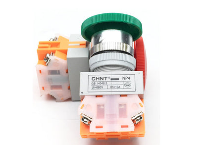 10PCS Chint NP4 Series NP4-11ZS/1 Pushbutton Switchs 1NO+1NC Free Ship