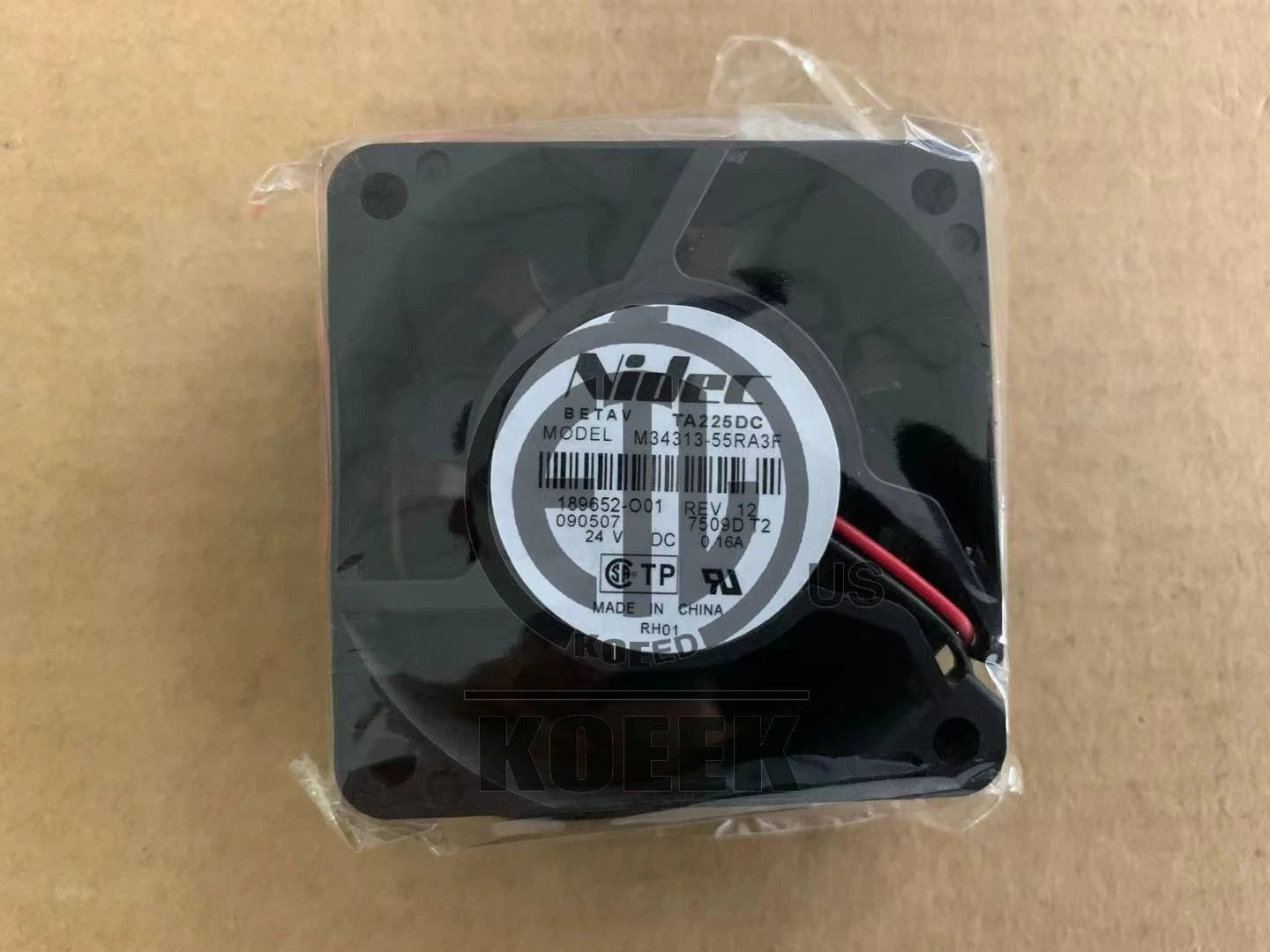 1pcs NIDEC TA225DC M34313-55RA3F 24V 0.16A 6cm 6025 cooling fan