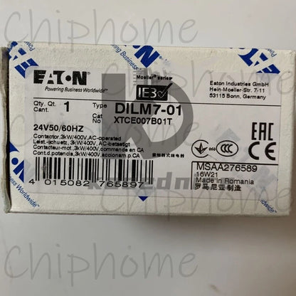 1PCS EATON MOELLER DILM7-01 24V50Hz/60Hz