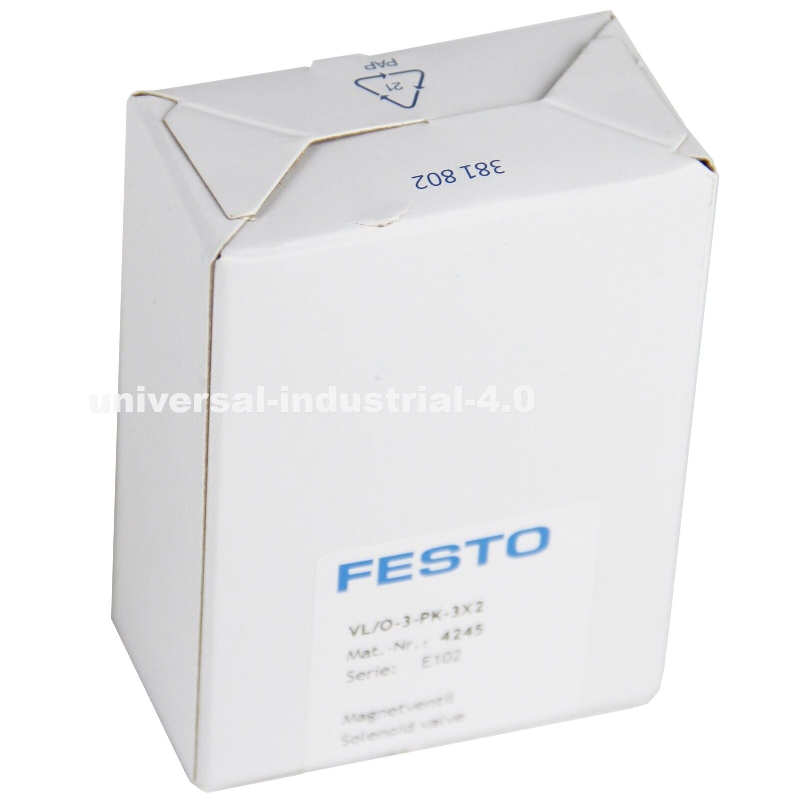 Festo VL/O-3-PK-3X2 4245 Pneumatic Control Valve Festo