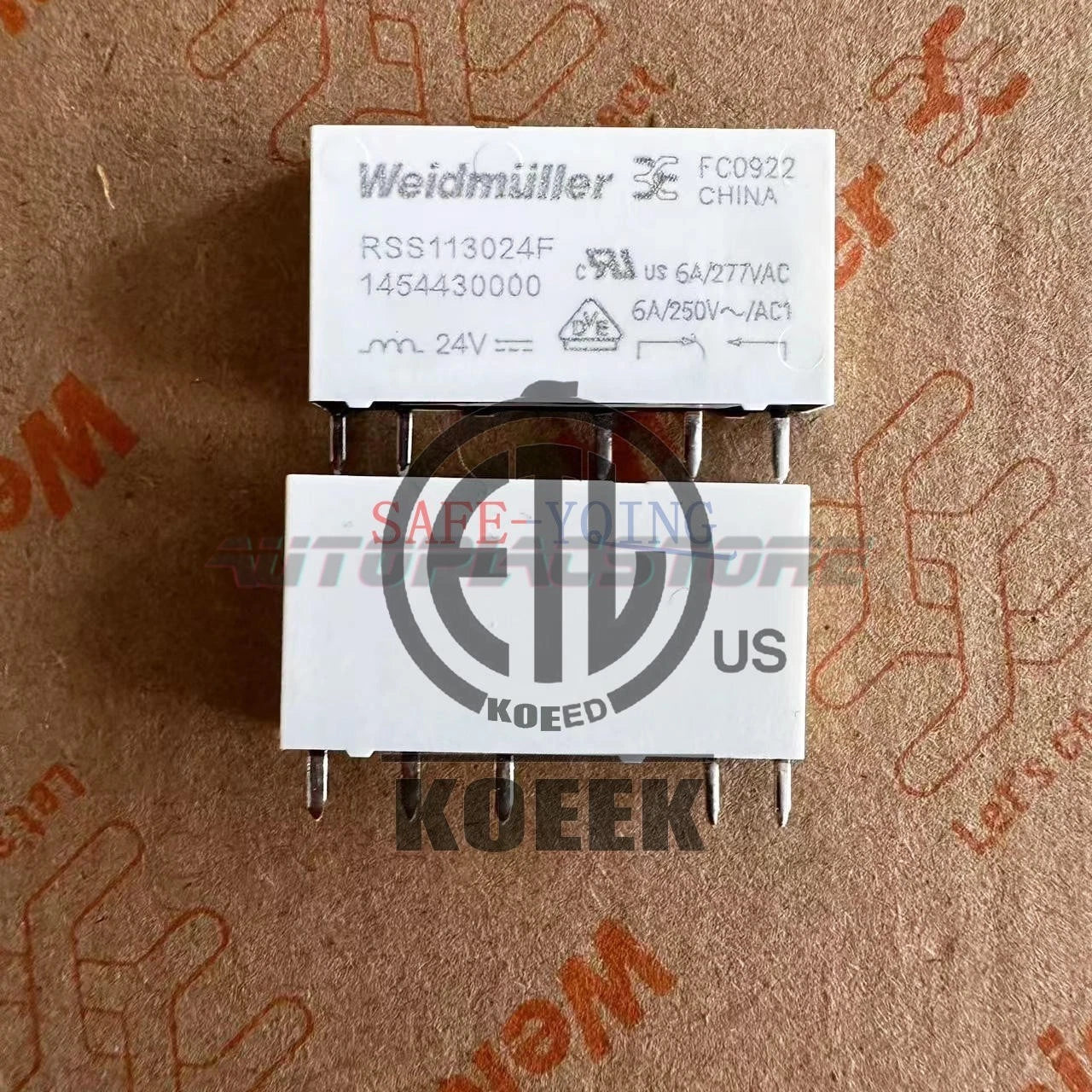 10pcs Weidmuller Relay RSS113024F 1454430000 #Ko