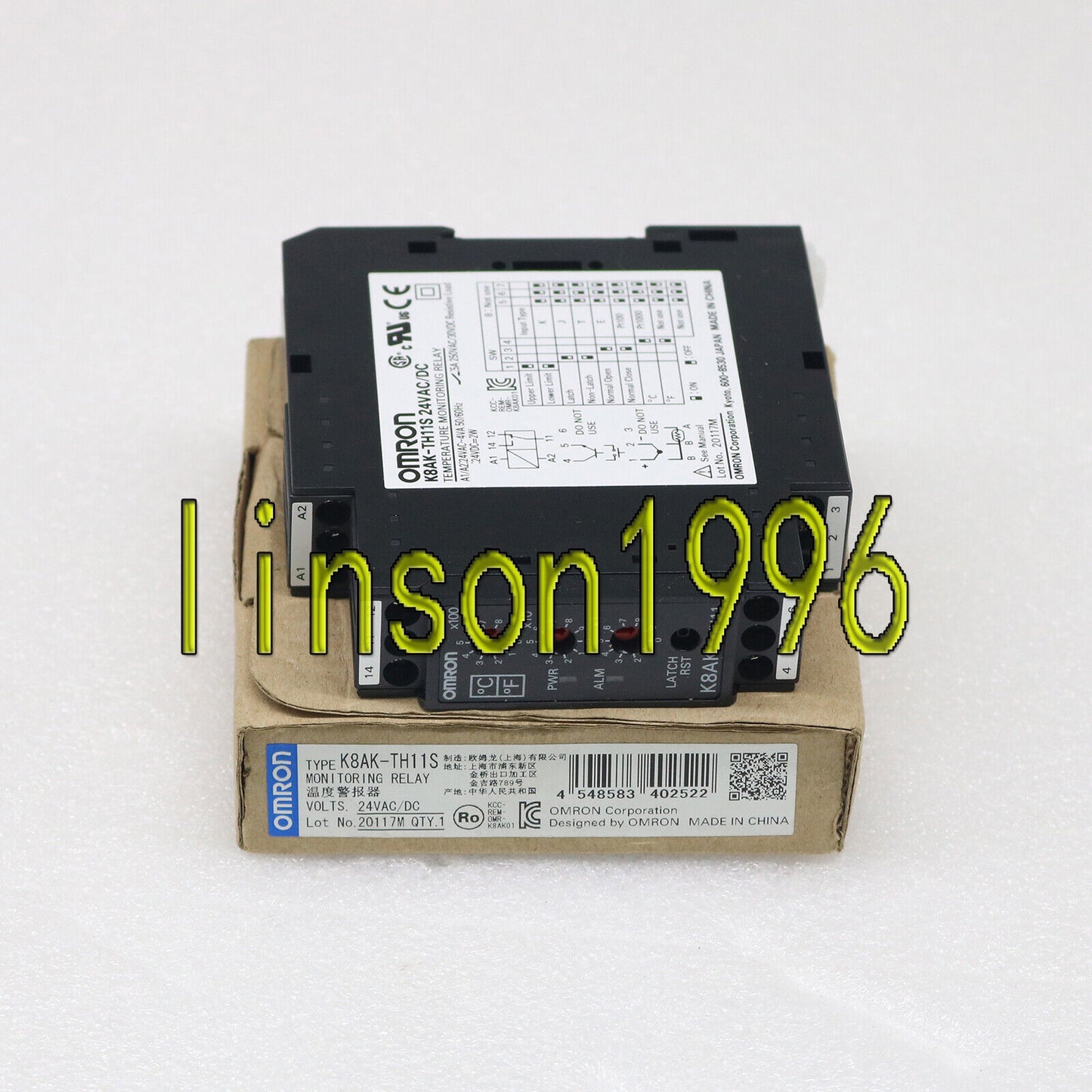 Omron Temperature Alarm K8AK-TH11S AC/DC24V - OMRON