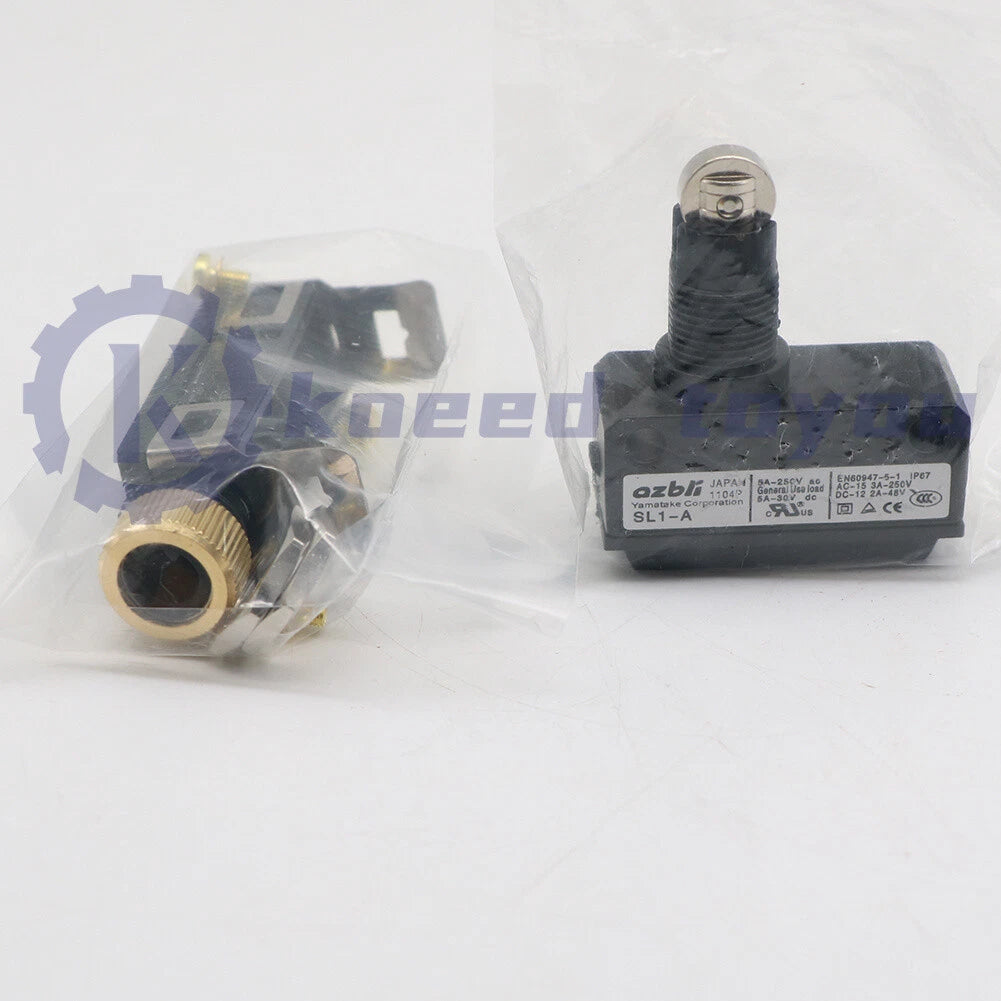 5Pcs EN60947-5-1 IP67 SL1-A Limit Switch for Yamatake Azbil Micro Switch Us
