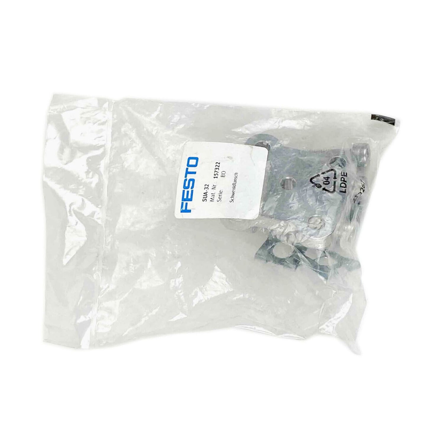 New 1-Piece FESTO Cylinder Mounting Component SUA-32 157322 - FESTO
