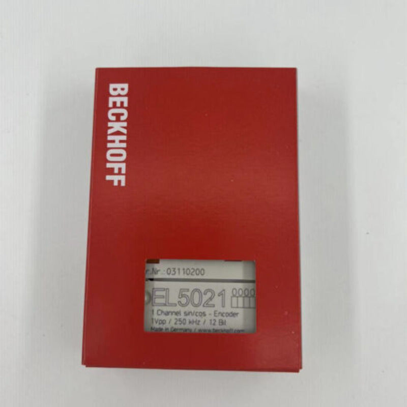 Beckhoff Module EL5021 - Motion Control System with High Precision Integration - BECKHOFF AUTOMATION SOLUTIONS