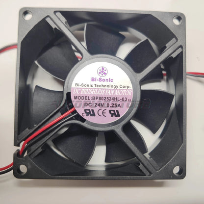 1PC volume inverter fan DC24V 0.25A 80*80*25mm 2pin BP802524HL-03 #au