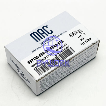 1PCS MAC Solenoid Valve BV214A-CB0-00-BBNA-CTA DC24V MACBV Bullet valve~