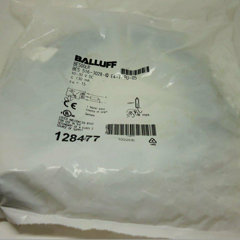 Proximity Switch BES 516-3028-G-E4-Y-PU-05 - BALLUFF