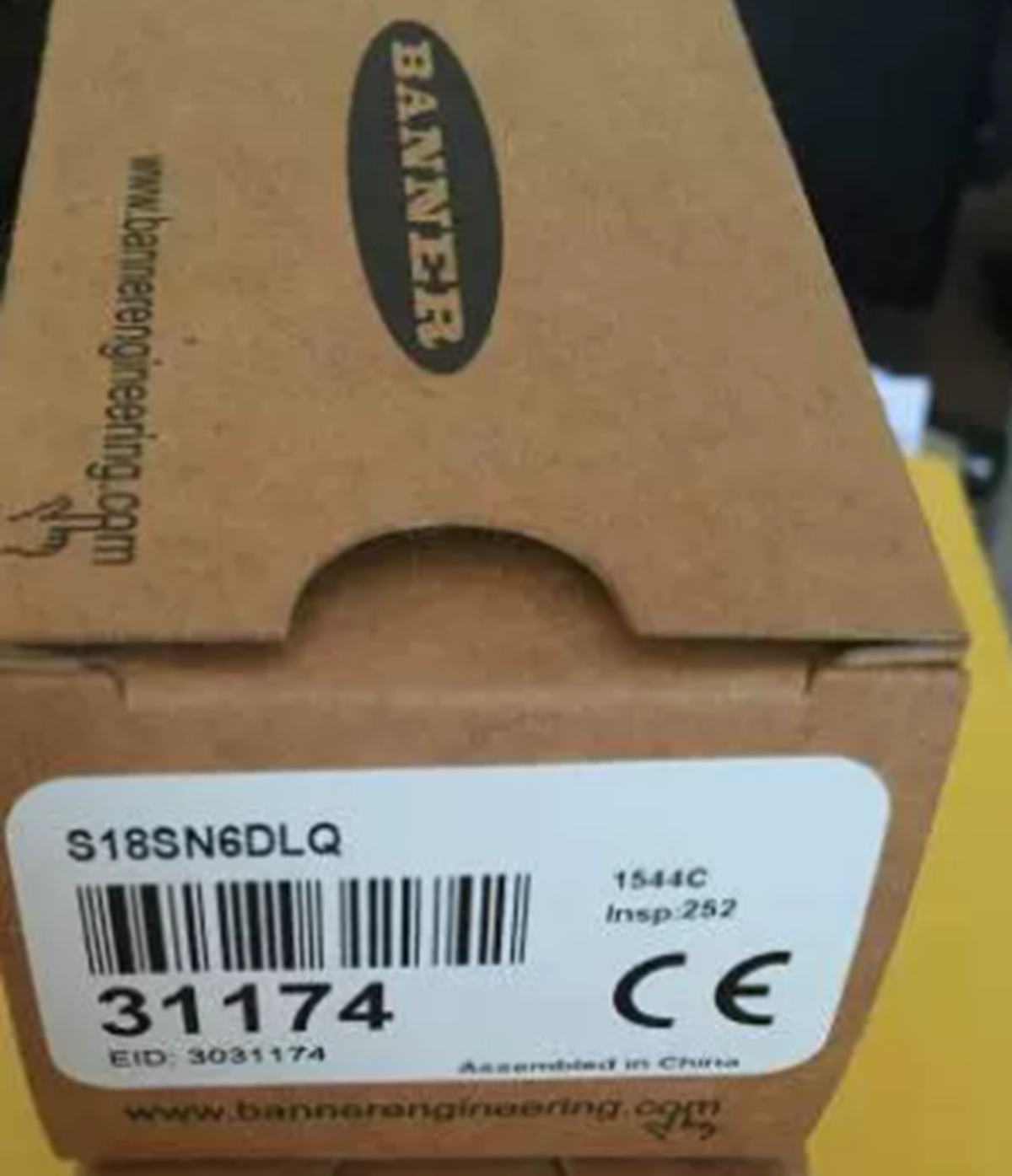 BANNER S18SN6DLQ Photoelectric Sensor - BANNER