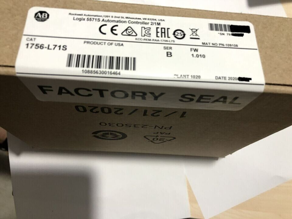 Allen Bradley AB 1756-L71S Ser B GuardLogix Automation Controller - ALLEN BRADLEY
