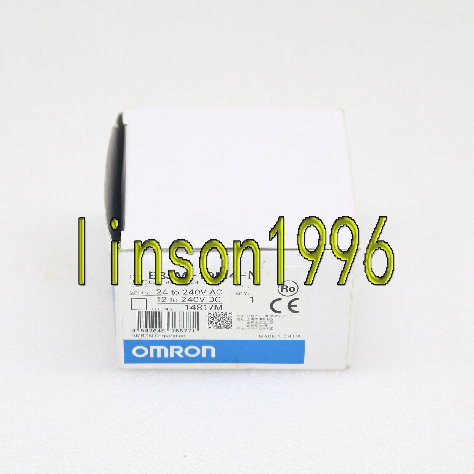 new  Omron photoelectric sensor E3JM-10M4-N E3JM10M4N One year