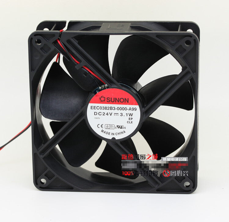 1pcs  SUNON EEC0382B3-0000-A99 12038 12CM 24V 3.1W inverter fan