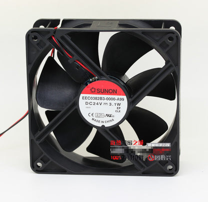 1pcs  SUNON EEC0382B3-0000-A99 12038 12CM 24V 3.1W inverter fan