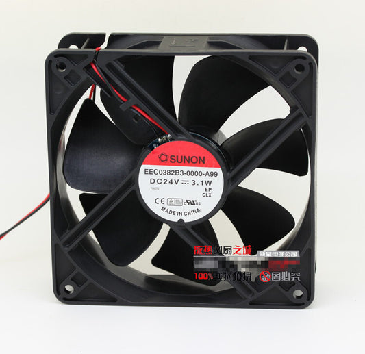 1pcs  SUNON EEC0382B3-0000-A99 12038 12CM 24V 3.1W inverter fan