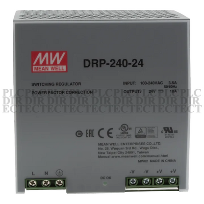 new  Meanwell DRP-240-24 Power Supply 24V 10A