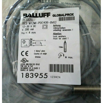 ONE BALLUFF Sensors BES M12MI-POC40B-BV02 - BALLUFF