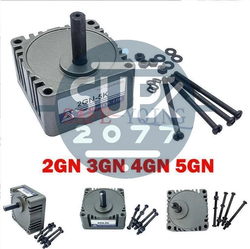 For 2GN/3GN/4GN/5GN with Out Shaft Reducer AC Induction Motor one Gear Head Box