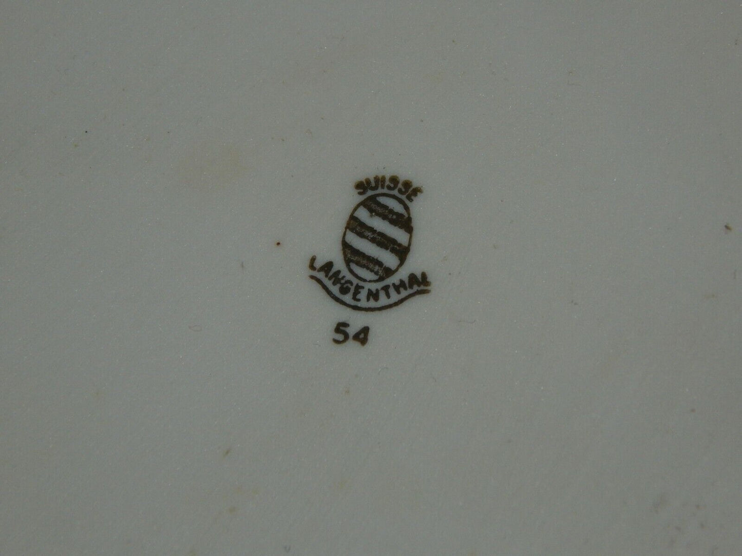 Used PORCELAIN SUISSE LANGENTHAL King Cake Plate - SUISSE LANGENTHAL