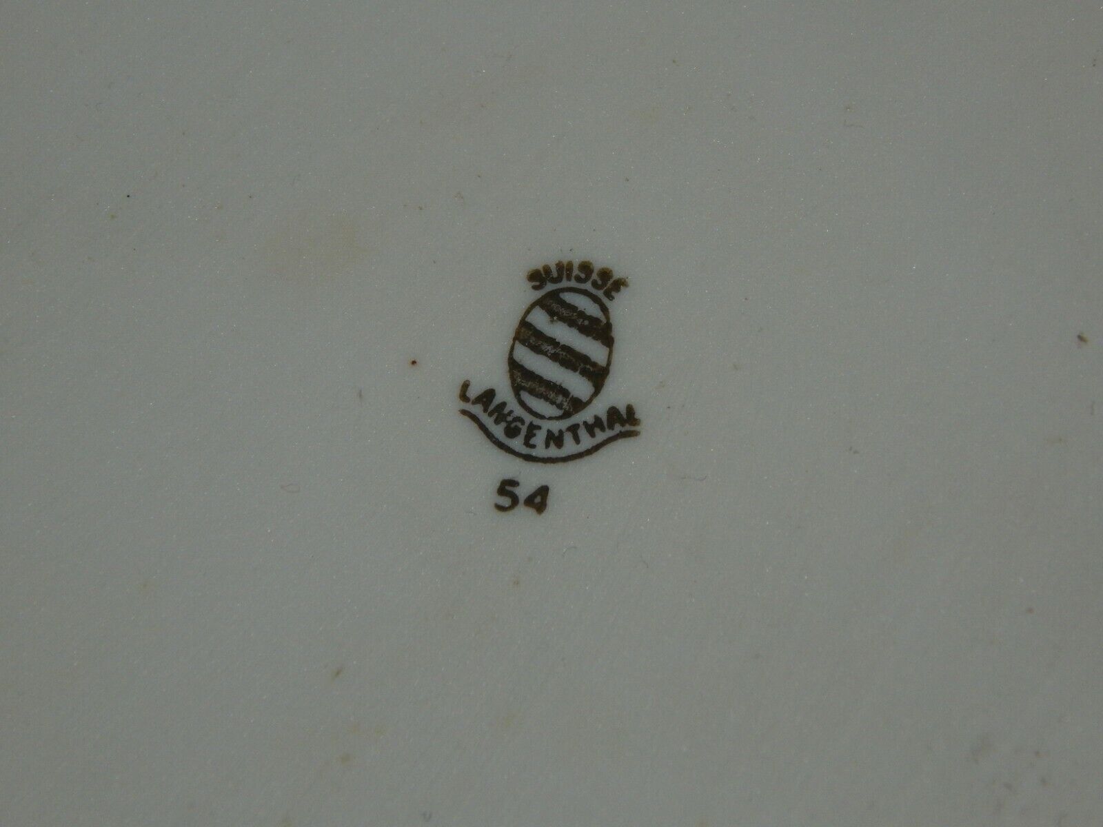 Used PORCELAIN SUISSE LANGENTHAL King Cake Plate - SUISSE LANGENTHAL