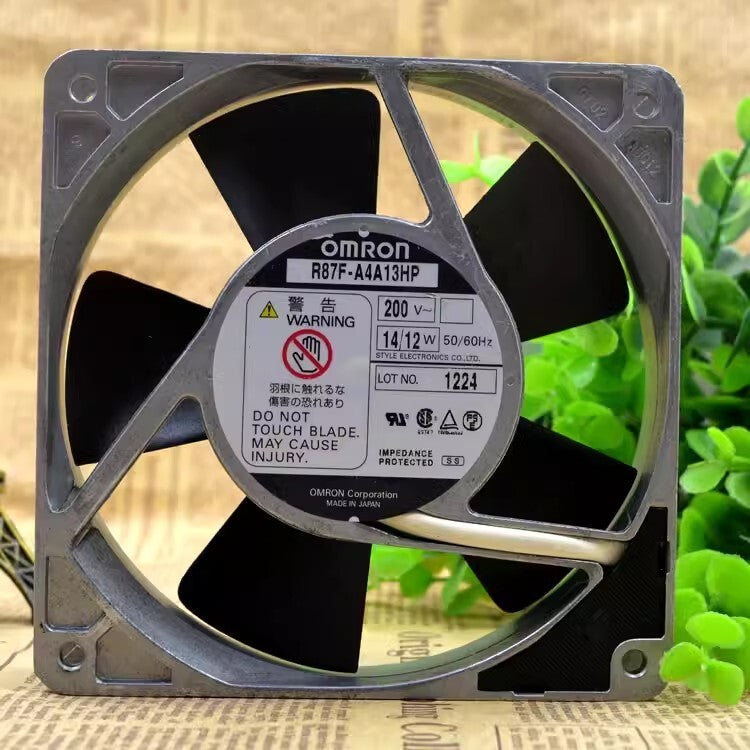 OMRON R87F-A4A13HP AC200V 14/12W 120*120*25MM Cooling Fan