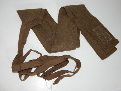 Used WW2 British Army Puttees Leg Wraps - GUARDIAN