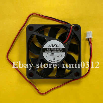 new JARO AD0624UB-D71 6015 DC24V 0.11A 6CM 2-Pin Silent Cooling Fan