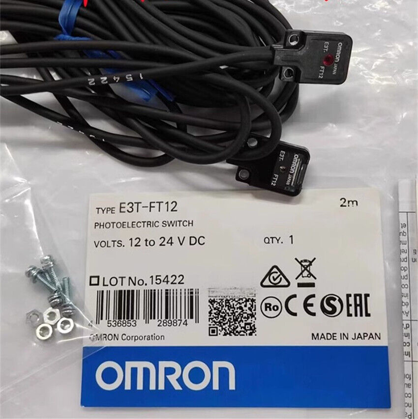 new 1pcs Omron E3T-FT12 2M Photoelectric Switch Sensor - OMRON