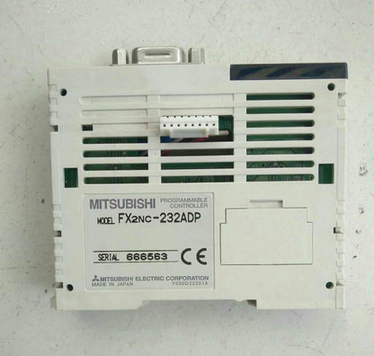 used Mitsubishi PLC FX2NC-232ADP tested in good condition - MITSUBISHI