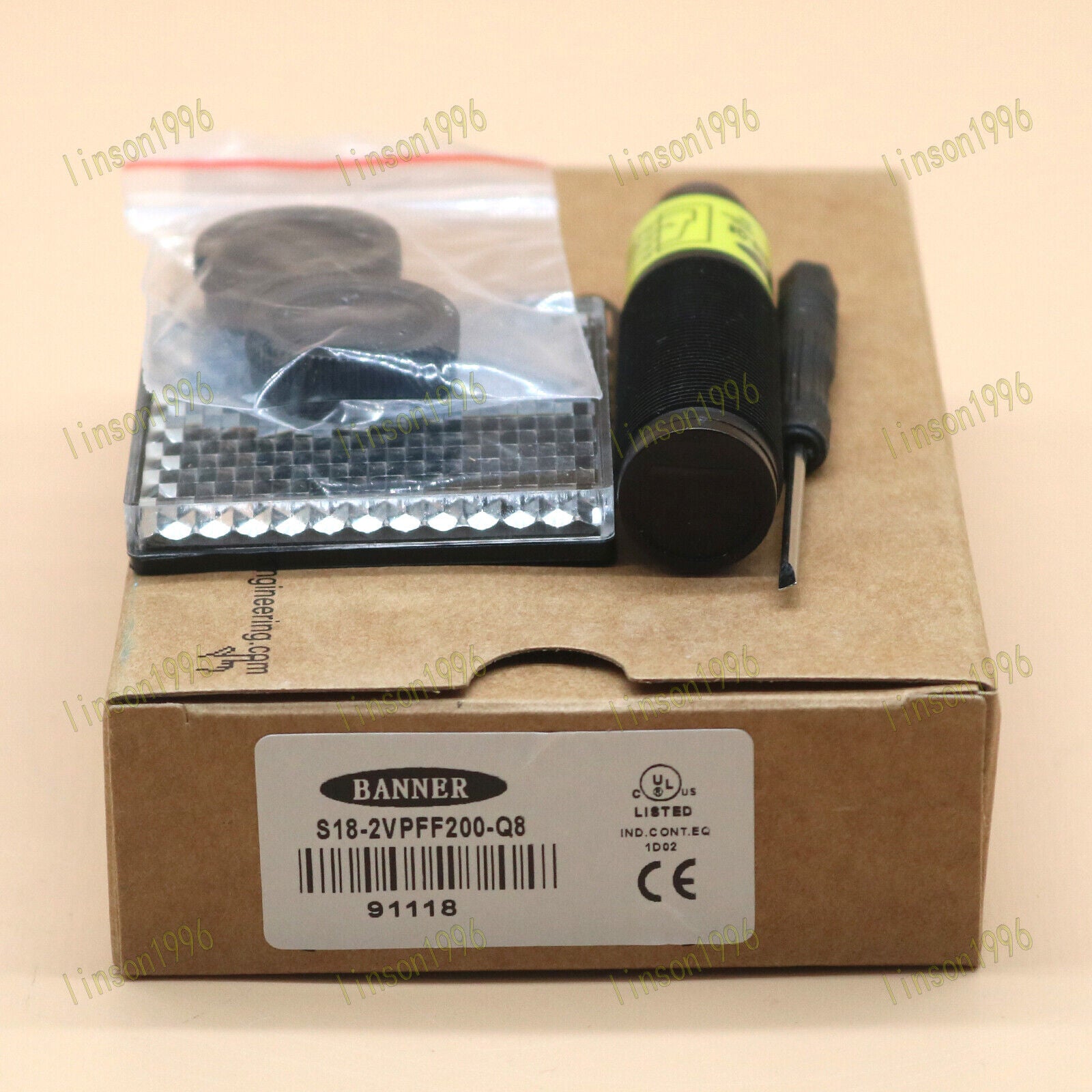ONE S18-2VPFF200-Q8 Photoelectric Switch FAST SHIP - ONE