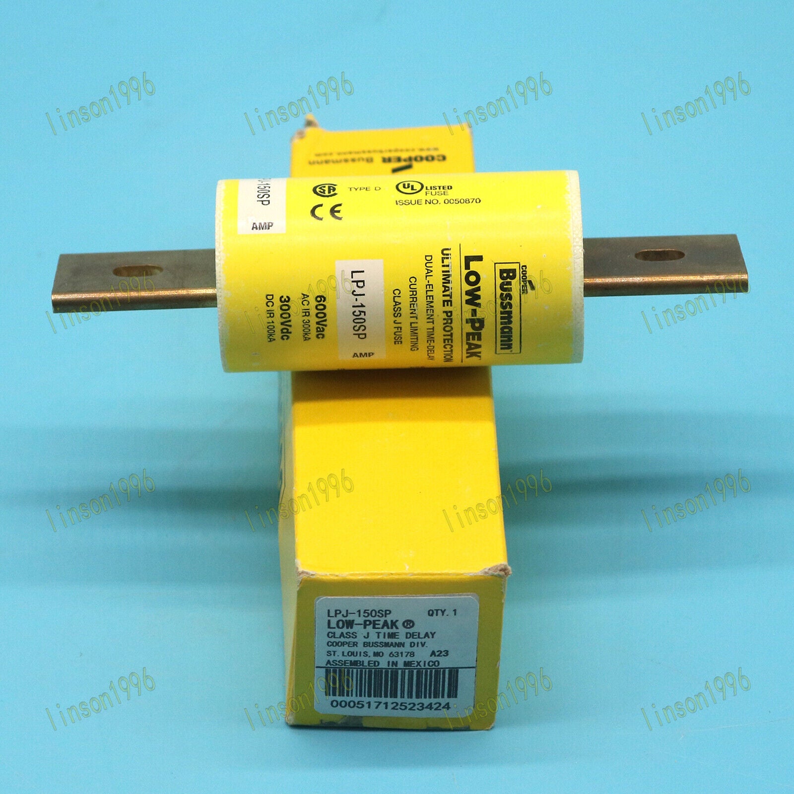 new 1PC  Bussmann LPJ-150SP LOW PEAK 150A 600V Fuse ship Bussmann