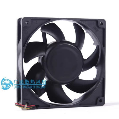 Sanyo 9G1212M4D03 12025 DC12V 0.14A 12CM 3-Wire Silent Cooling Fan