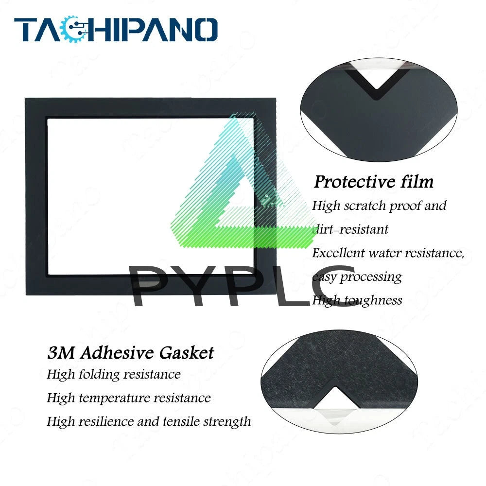 1SET for 288004502 Panel + Protective Film Overlay 2880045-02 Touch Screen