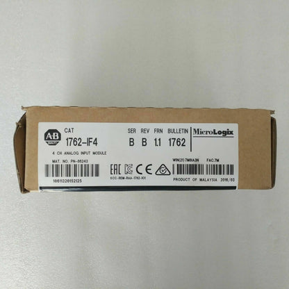 Allen Bradley Factory Sealed 1762-IF4 Ser B MicroLogix Analog Input Module - ALLEN BRADLEY