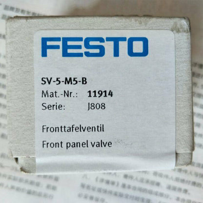 FESTO Solenoid Valve SV-5-M5-B 11914 Fast - New ONE - FESTO