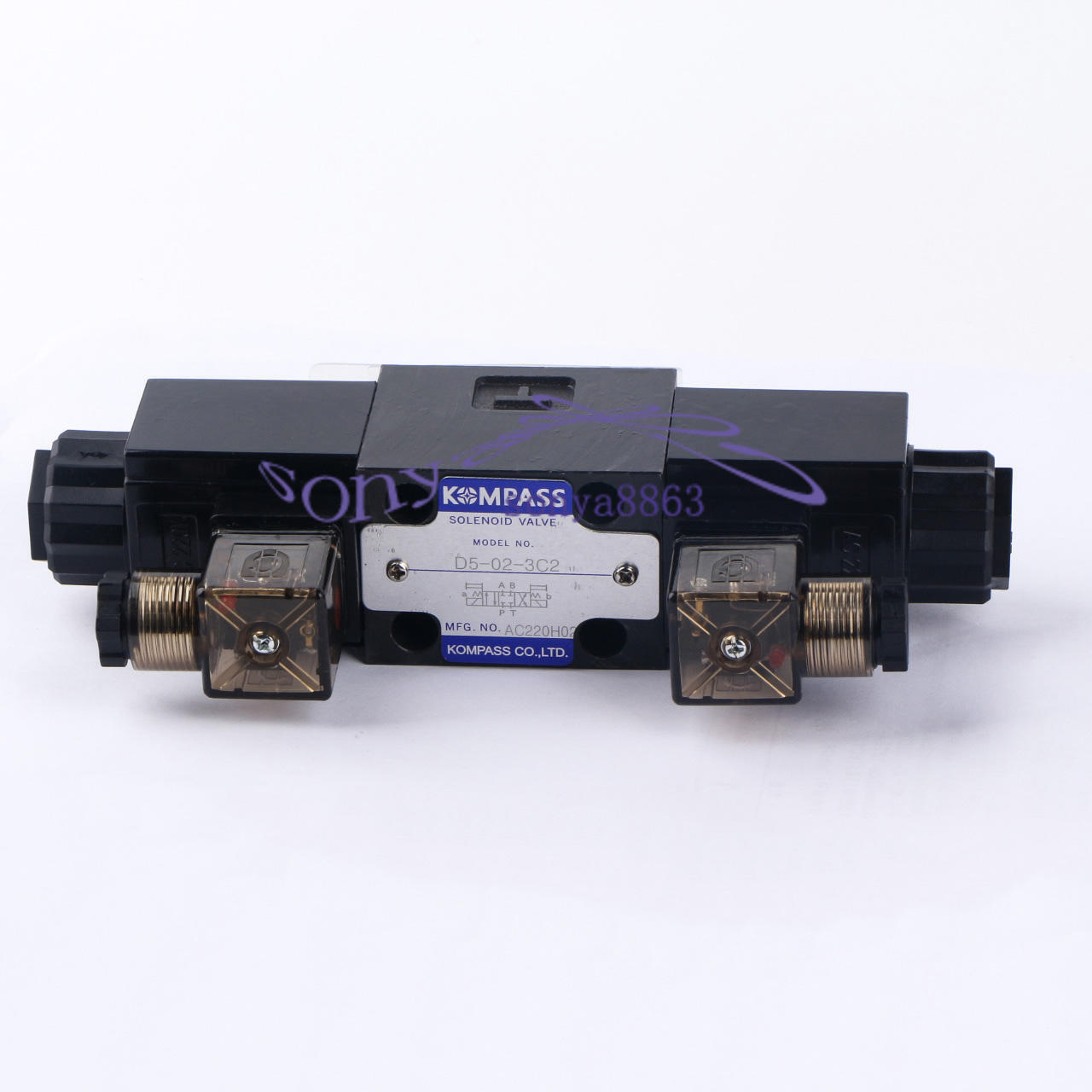 new 1PCS KOMPASS Electromagnetic directional valve D5-02-3C2 AC220V - KOMPASS