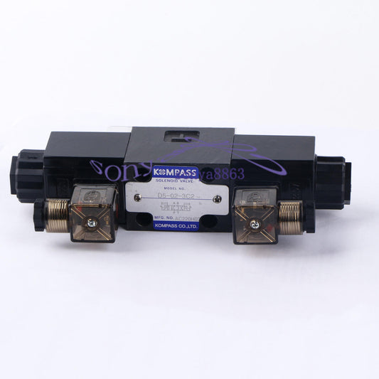 new 1PCS KOMPASS Electromagnetic directional valve D5-02-3C2 AC220V - KOMPASS