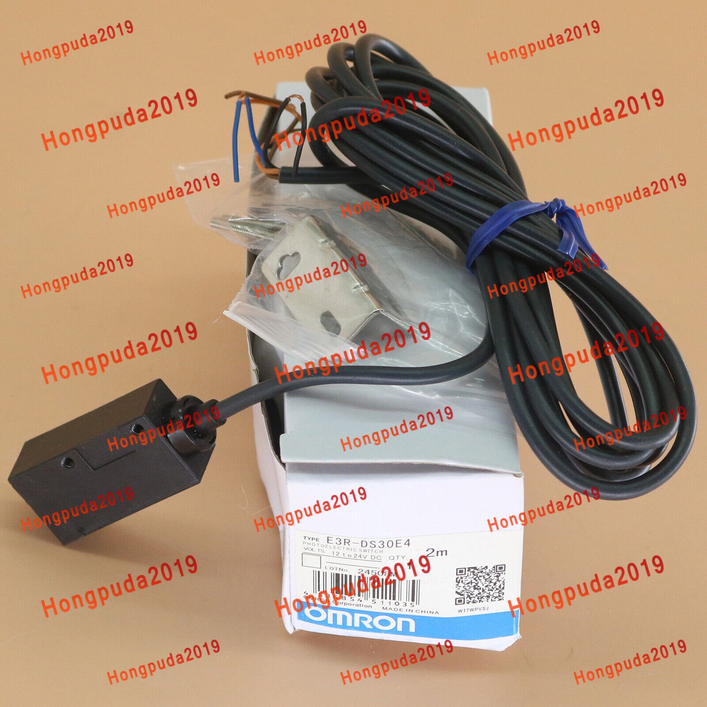 Omron E3R-DS30E4 2m Photoelectric Sensor - OMRON
