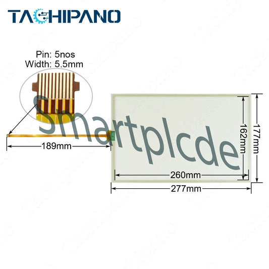 2711P-T12W22D9P-A Touch Panel Digitized Screen for 2711P-T12W22D9P A SER A